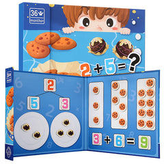 Close-up of Number Decomposition Toy pieces