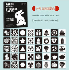 Stimulation card designed for visual development in infants