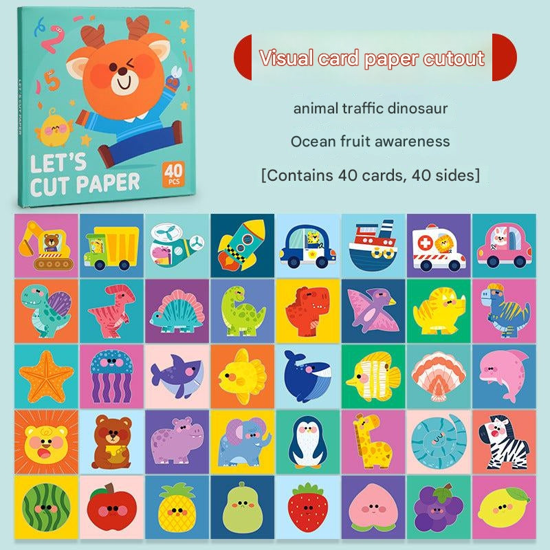 Engaging infant card for cognitive development