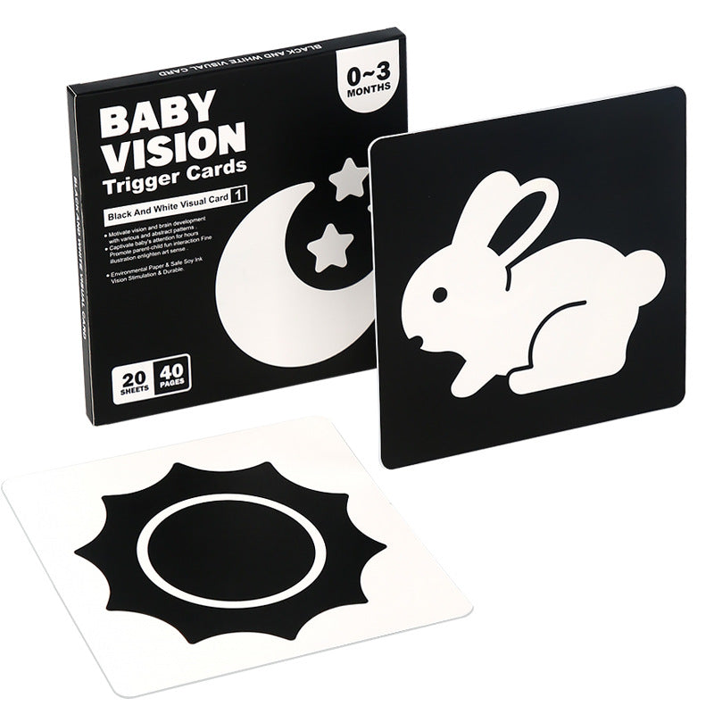 Safe materials used in baby stimulation cards