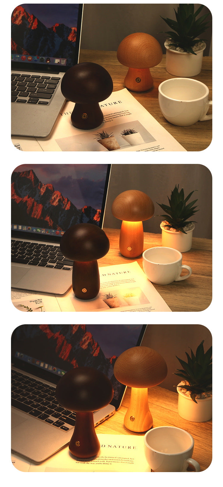 whimsical design of mushroom lamp image 6