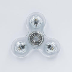 Luminous fidget spinner showing LED lights