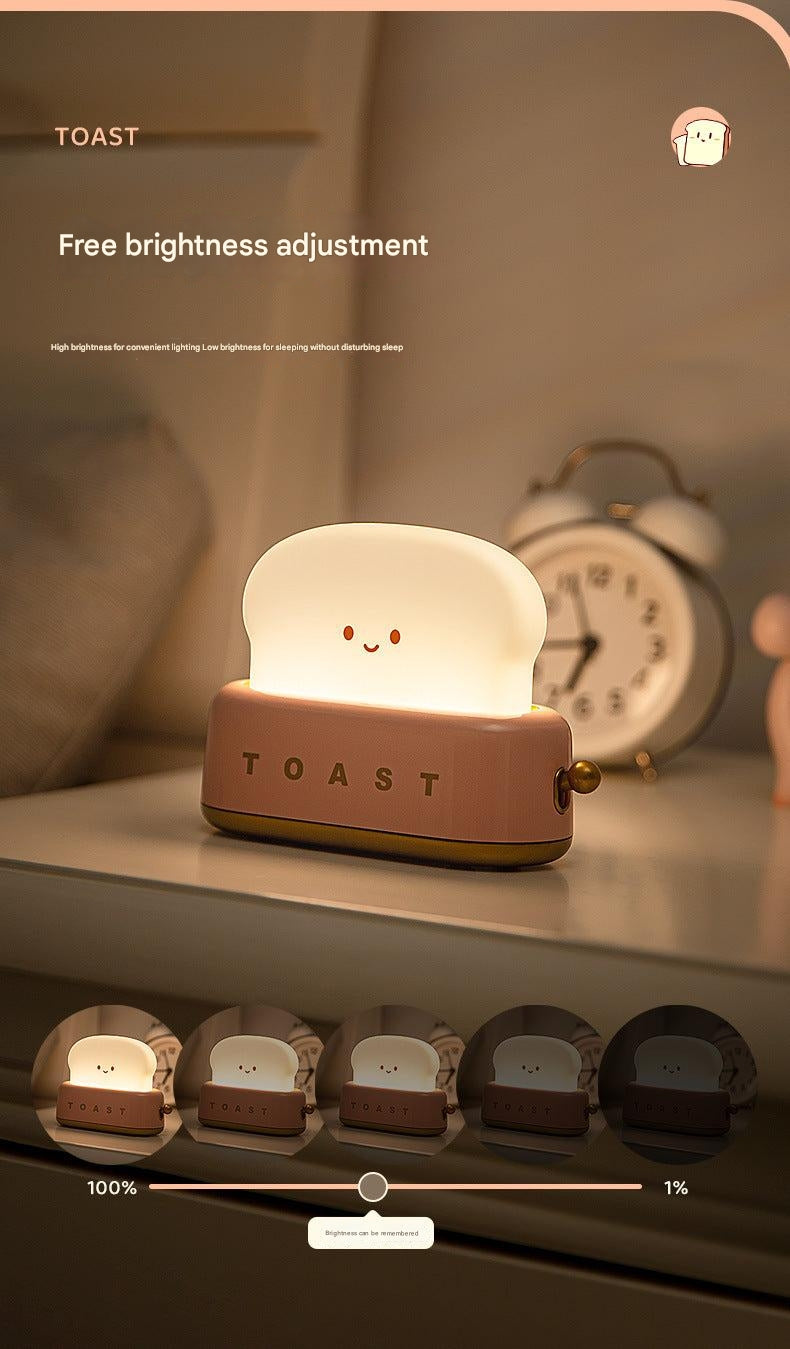 Cute bread shape night light image 3