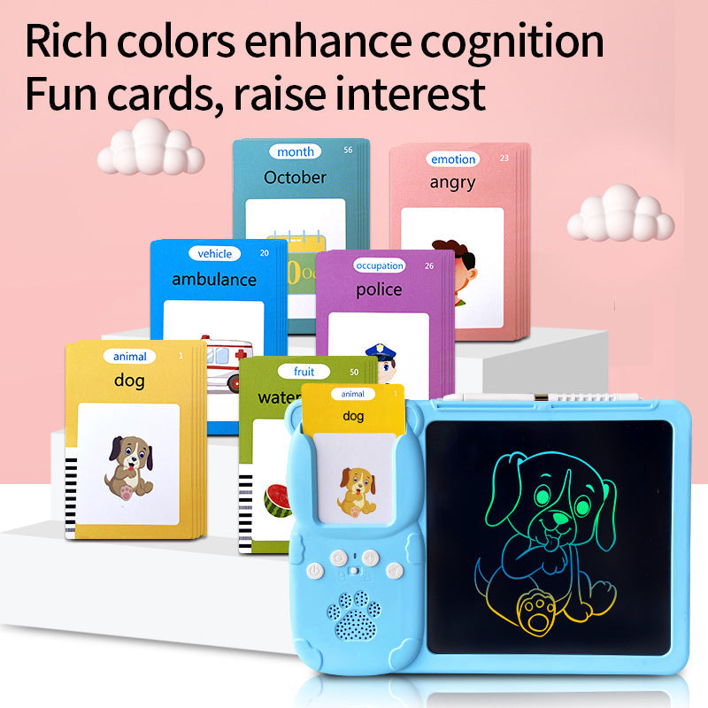 Portable educational writing tablet for kids