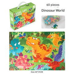 Different puzzle piece sizes for kids