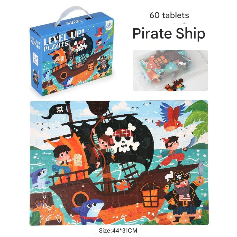 Vibrant jigsaw puzzle for toddlers