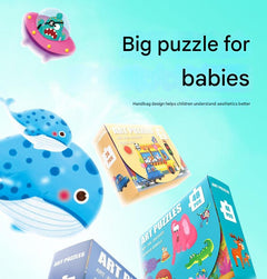 Kids jigsaw puzzle showcasing vibrant colours