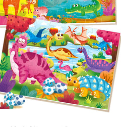 Different puzzle piece sizes for kids