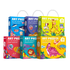 Different puzzle piece sizes for kids