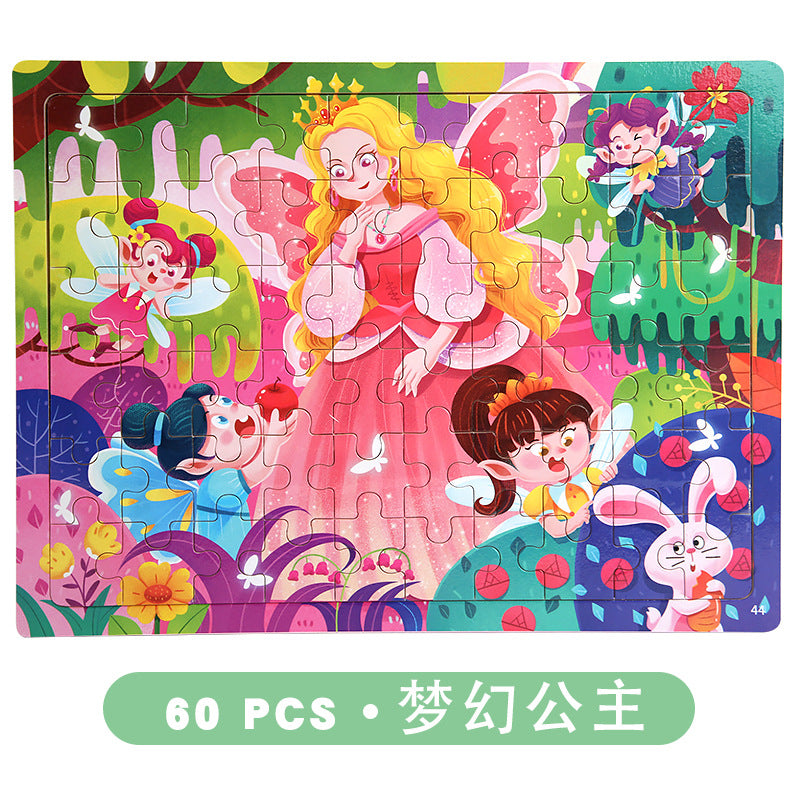 High-quality wooden puzzle pieces