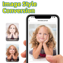 Thermal printer printing photos