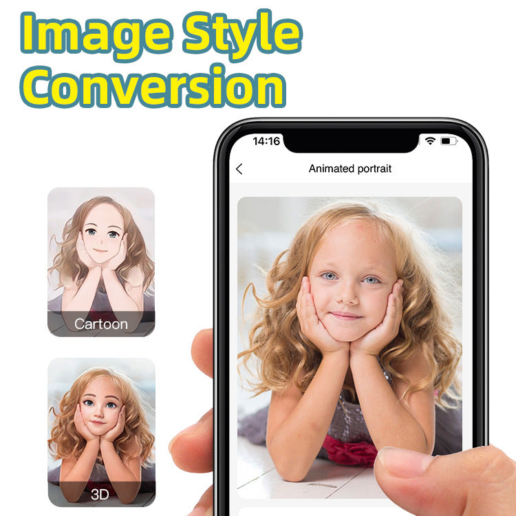 Thermal printer printing photos