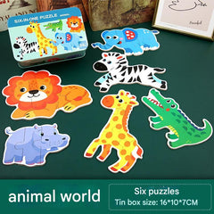 Educational Large Piece Animal Puzzle for Kids Image 1