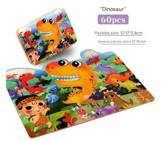 Educational Large Piece Animal Puzzle for Kids Image 1