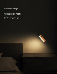 Smart Wood Grain Motion Sensor Night Light 9
