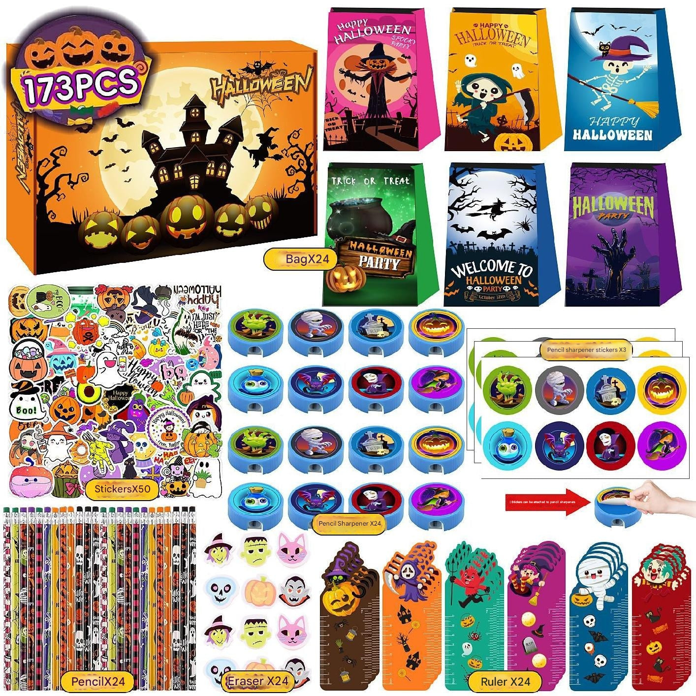 Halloween toy set packaging image 9