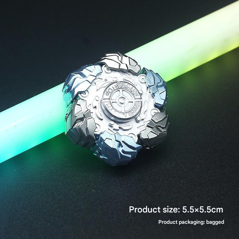 Close-up of colourful Fidget Spinner Toy