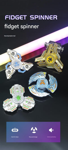 Fidget Spinner Toy showing smooth edges and design