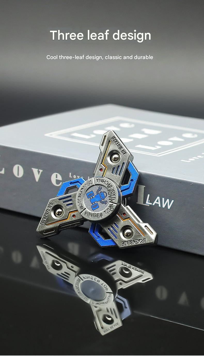 Fidget Spinner Toy on textured background