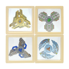 Close-up of colourful Fidget Spinner Toy