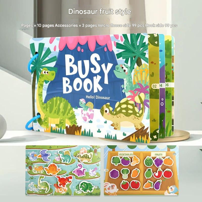 Child-safe quiet book materials