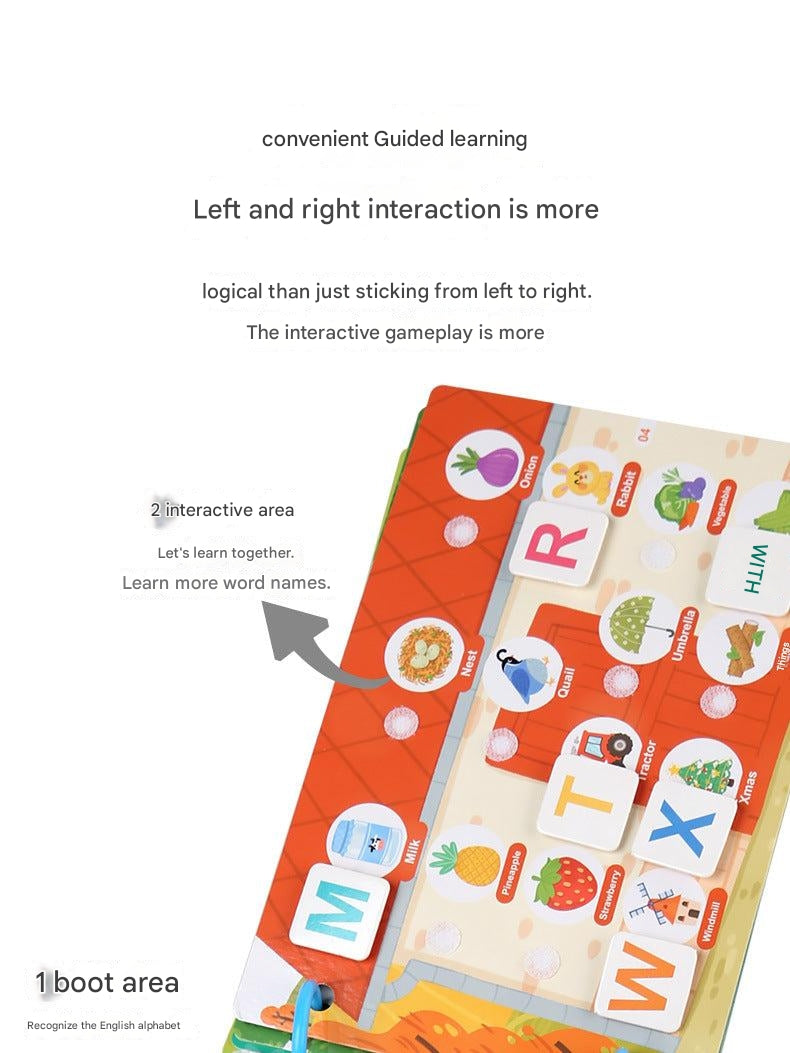 Portable quiet book for travel