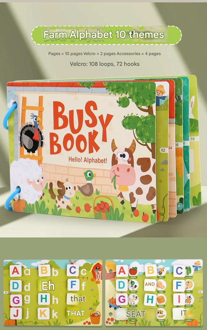 Early Learning Quiet Book Kit for Kids cover image