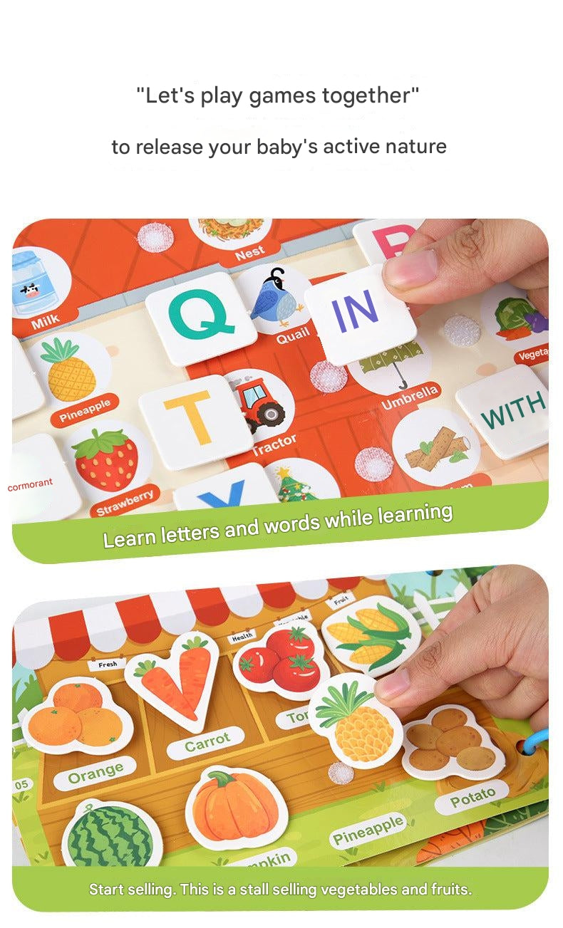 Educational toy materials close-up