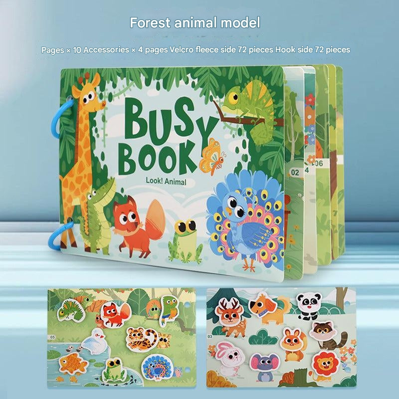 Hands-on learning experience with quiet book