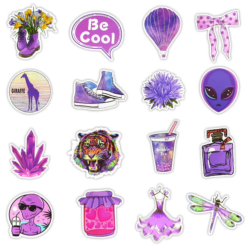 Decorative waterproof stickers for skateboards