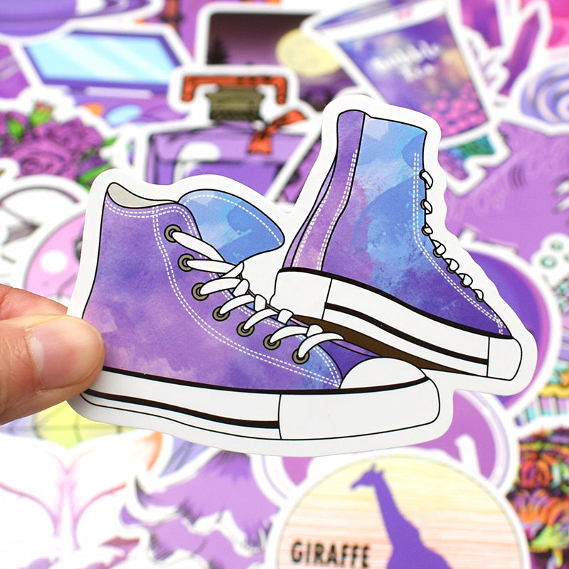 Purple VSCO stickers in trendy designs