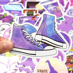 Purple VSCO stickers in trendy designs