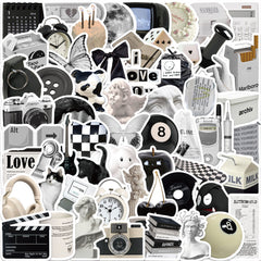Stylish use of stickers for artistic expression