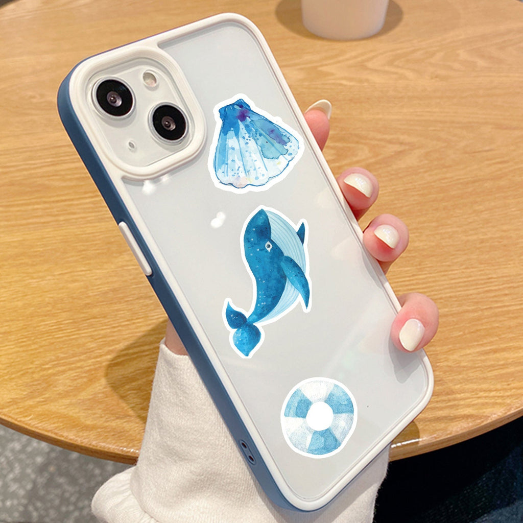 Colourful marine life stickers for laptops - image 2