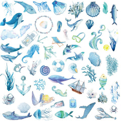 Vibrant dolphin sticker from the collection - image 3