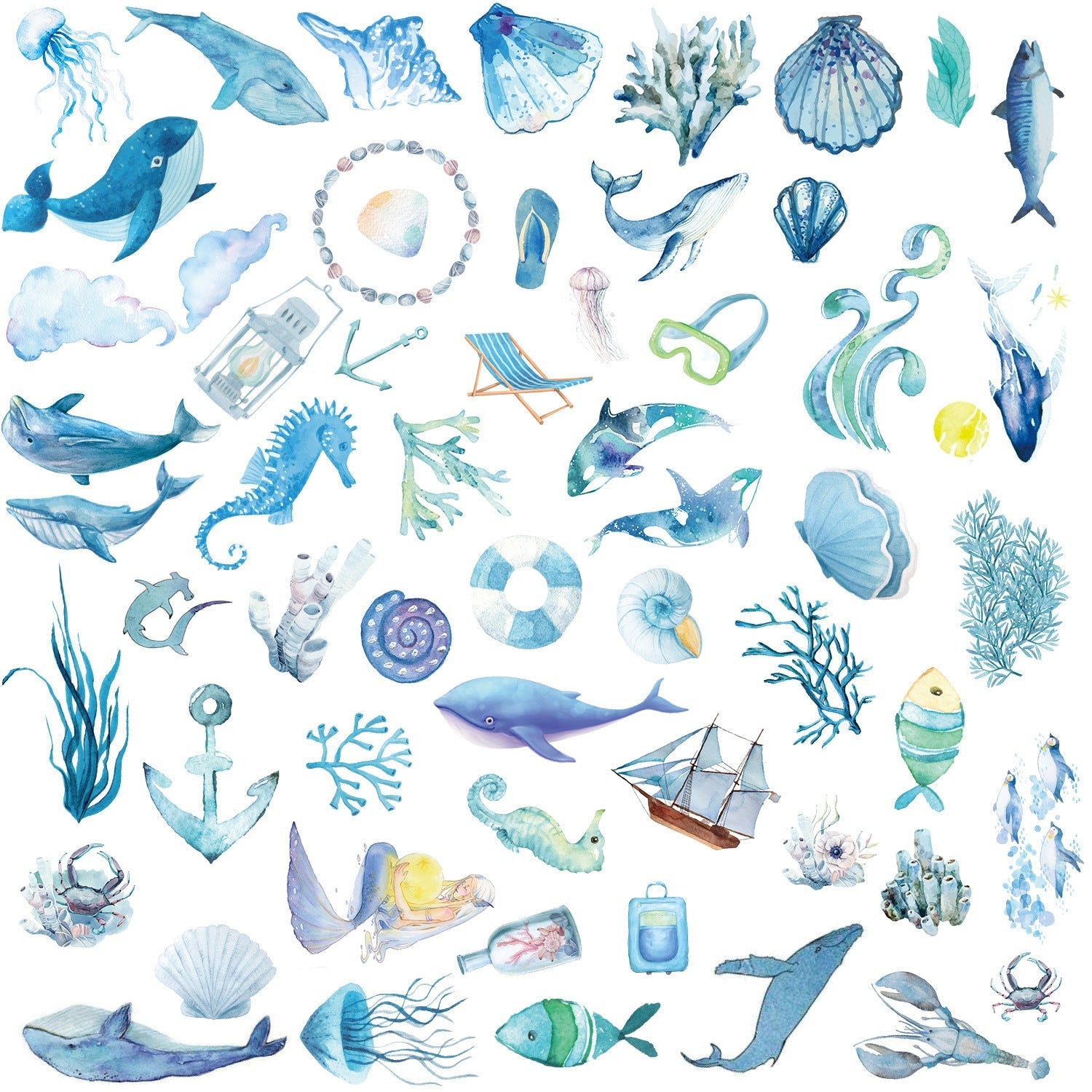 Vibrant dolphin sticker from the collection - image 3
