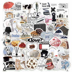 500-piece decorative sticker set on a table