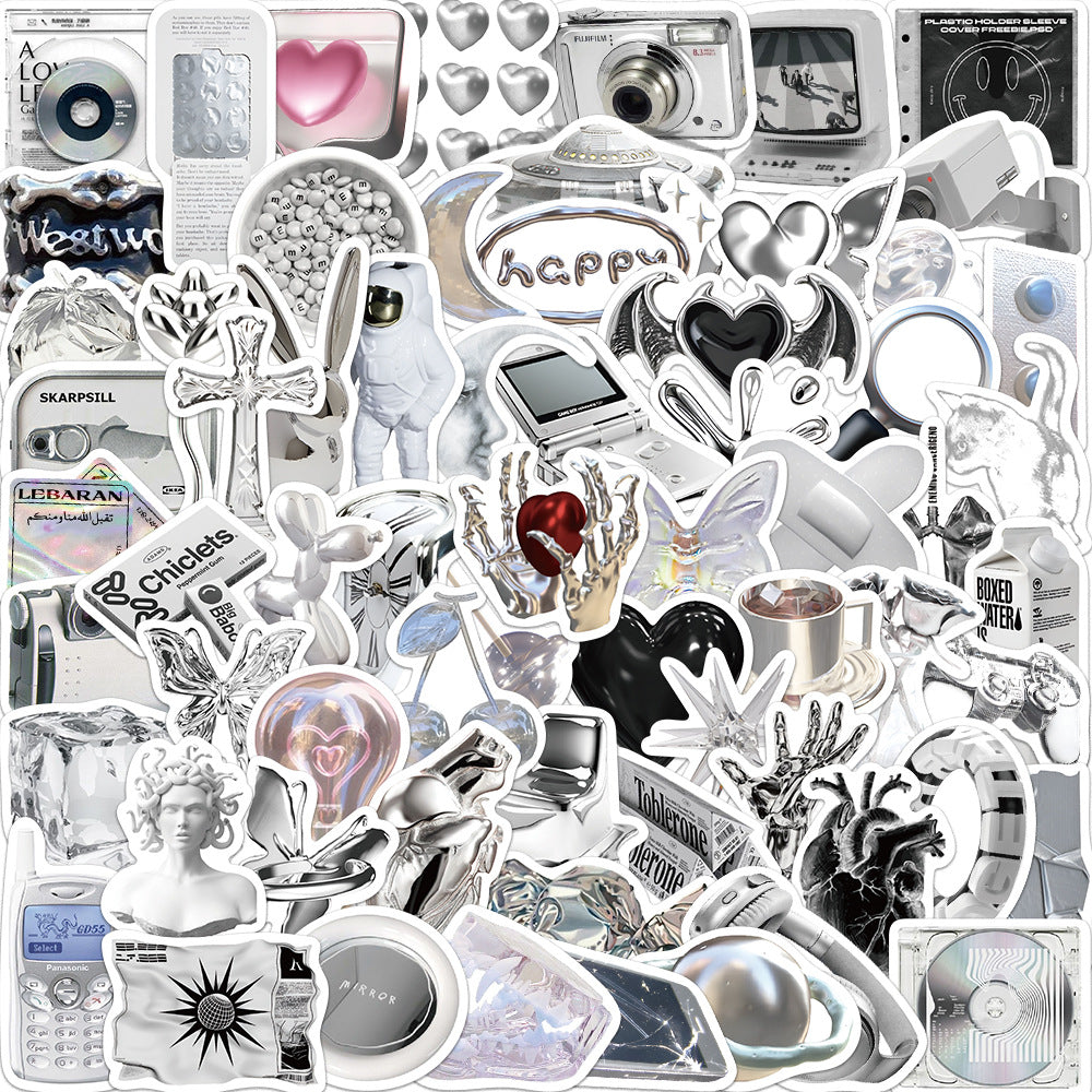 crafting materials including stickers