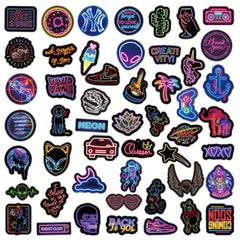 Waterproof vinyl stickers for laptops and skateboards