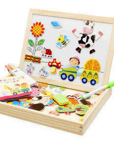 Kids drawing on magnetic board - Image 9
