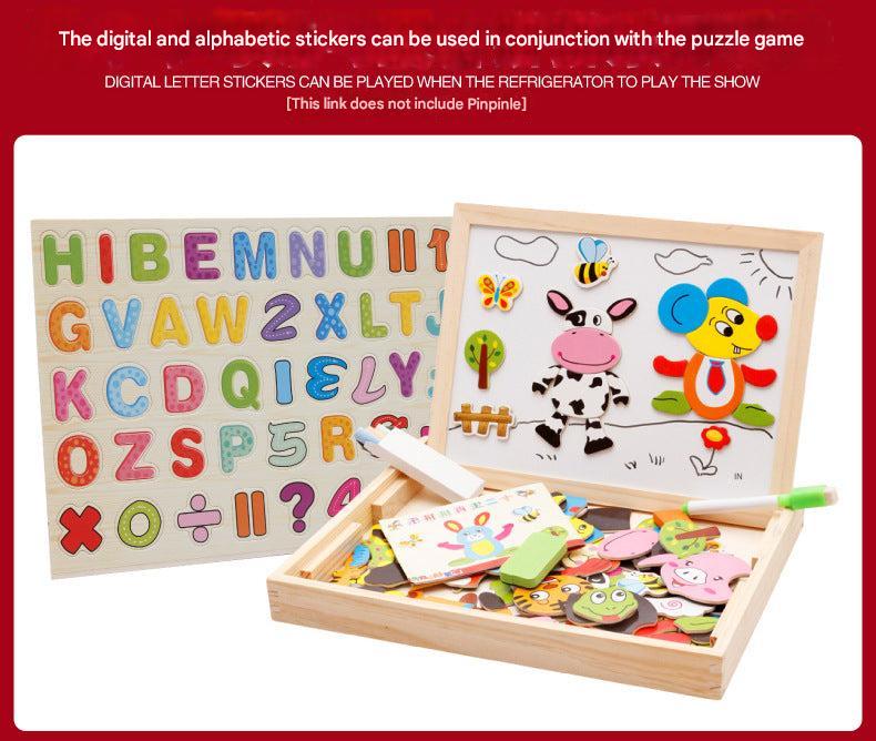 Magnetic Animal Puzzle Board for Kids - Image 1