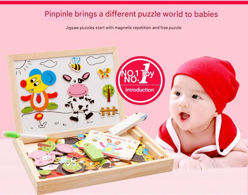 Educational wooden animal puzzle - Image 3