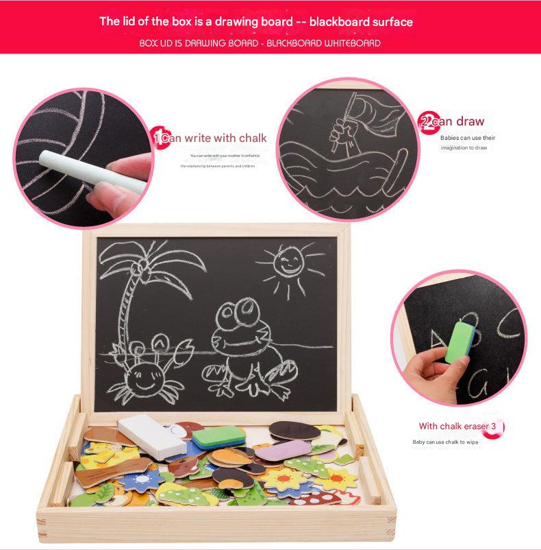 Wooden toy puzzle close up - Image 5