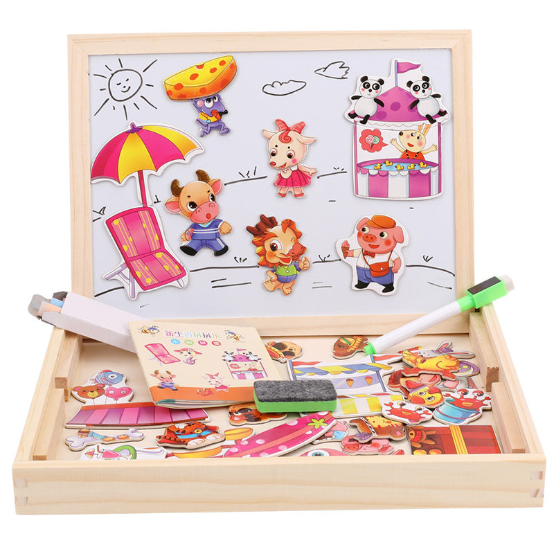 Educational wooden animal puzzle - Image 3