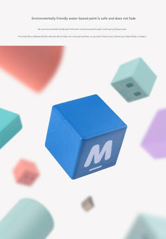 Child playing with colourful building blocks image 10