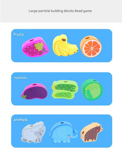 Colorful animal bead shapes for stringing