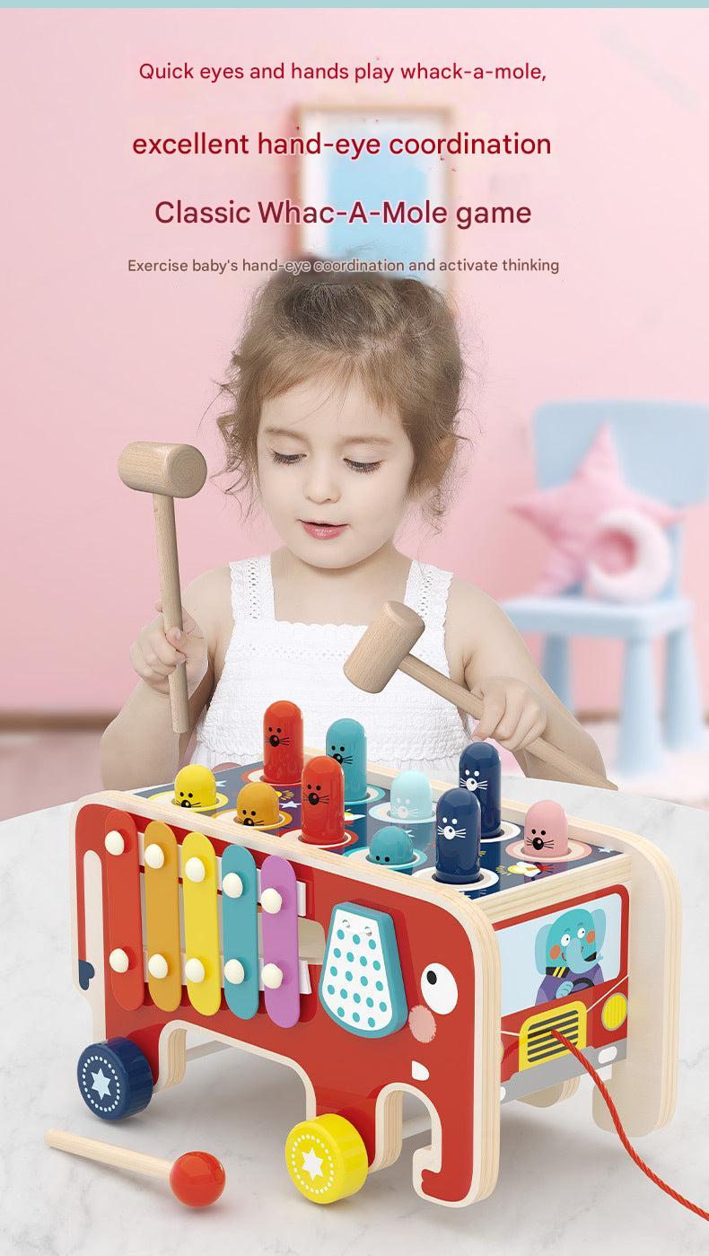 Elephant xylophone educational toy for kids
