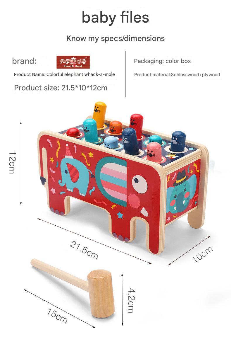 Wooden toys for developing cognitive skills