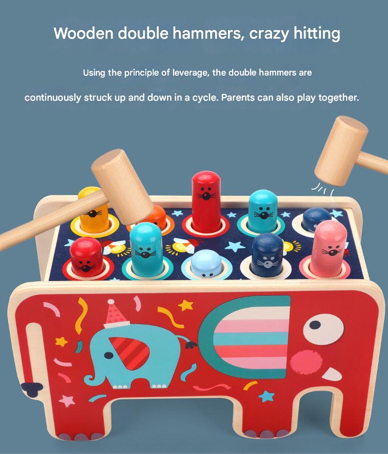 Elephant xylophone educational toy for kids