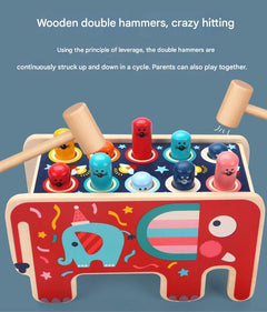 Elephant xylophone educational toy for kids